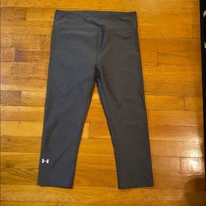 Under armour gray Capri leggings